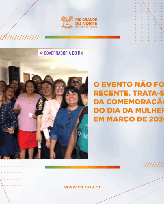 Vídeo: governadora aglomera com servidoras na Governadoria