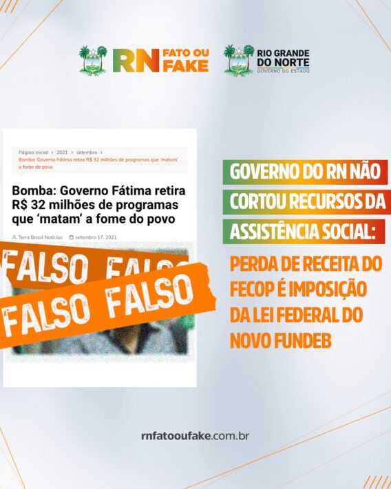 Lei Federal do Fundeb provocou perda de receita do Fundo de Combate à Pobreza (Fecop)