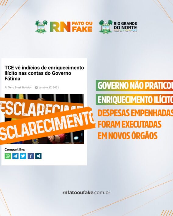 Governo não praticou enriquecimento ilícito: despesas empenhadas foram executadas em novos órgãos