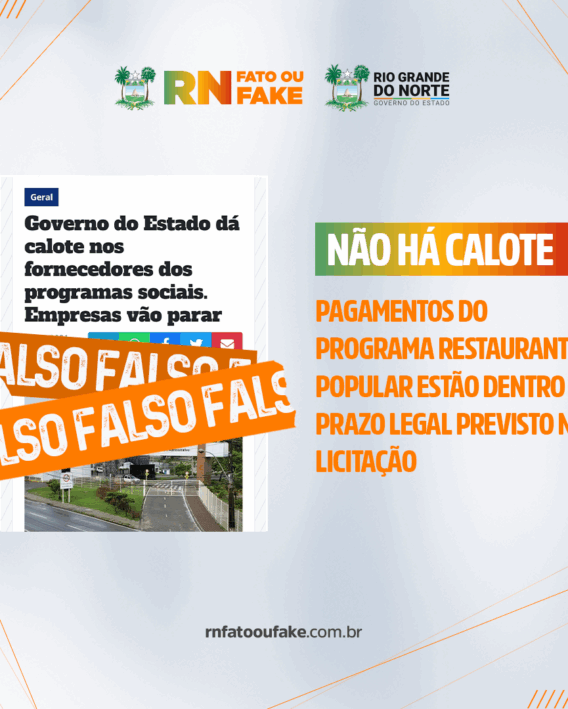 Governo do Estado dá calote nos fornecedores dos programas sociais. Empresas vão parar.