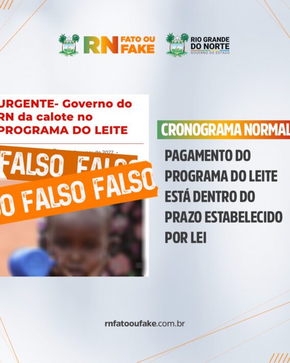 Governo do RN dá calote no Programa do Leite