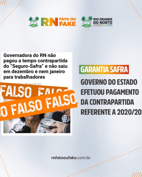 Governadora do RN não pagou a tempo contrapartida do “Seguro-Safra” e não saiu em dezembro e nem janeiro para trabalhadores