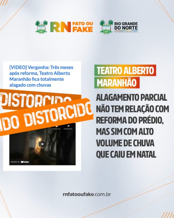 Alagamento não tem relação com reforma do TAM, mas sim com alto volume de chuva registrado em Natal