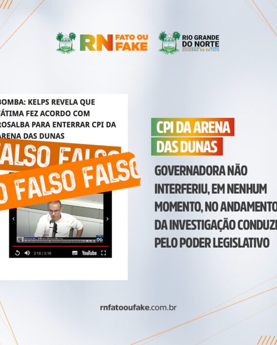 Kelps revela que Fátima fez acordo com Rosalba para enterrar CPI da Arena das Dunas