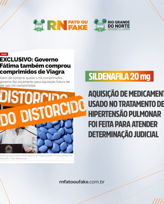 Aquisição de medicamento usado no tratamento de hipertensão pulmonar foi feita para atender determinação judicial