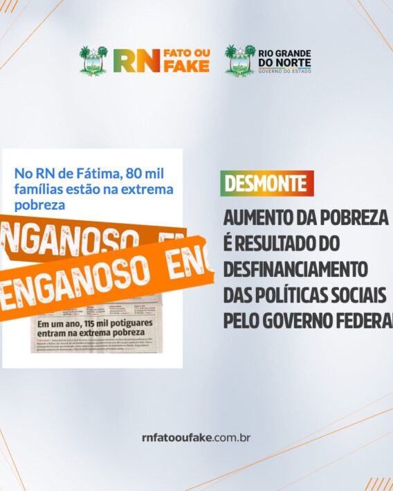 Aumento da pobreza é resultado do desfinanciamento das políticas sociais pelo Governo Federal