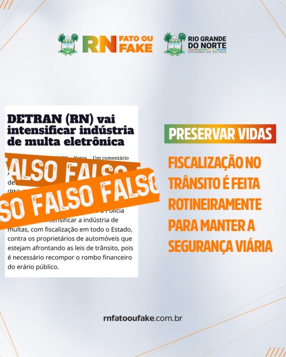 DETRAN (RN) vai intensificar indústria de multa eletrônica