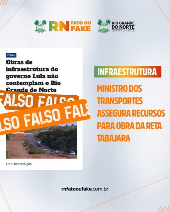 Ministro dos Transportes assegura recursos para obra da Reta Tabajara