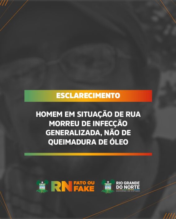 Homem em situação de rua morreu de infecção generalizada, não de queimadura de óleo
