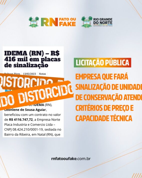 Empresa que fará sinalização de Unidades de Conservação atendeu critérios de preço e capacidade técnica