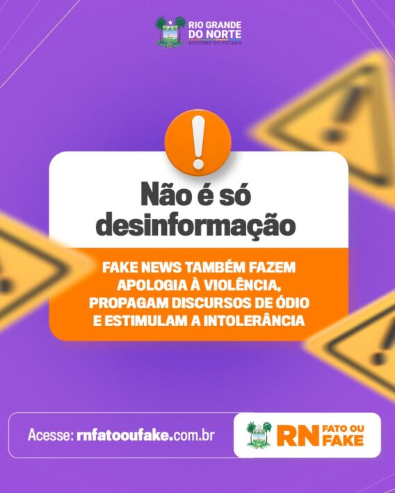 Não caia no discurso de ódio das fake news