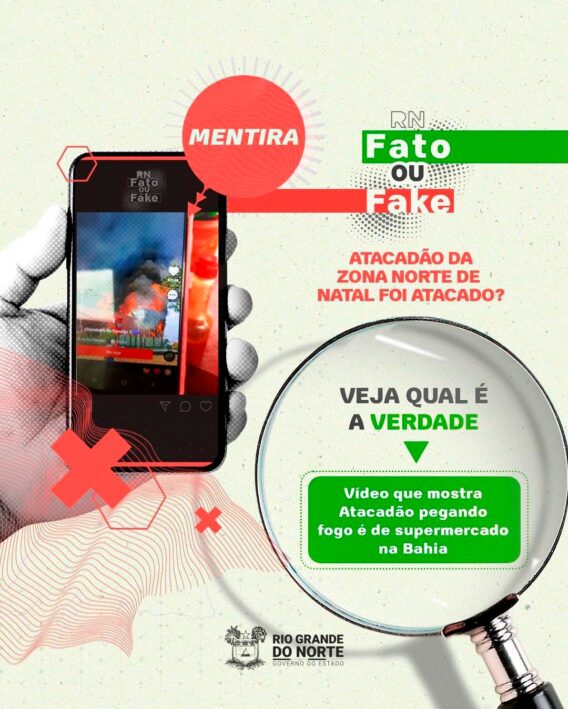 Atacadão da Zona Norte de Natal não foi alvo de criminosos