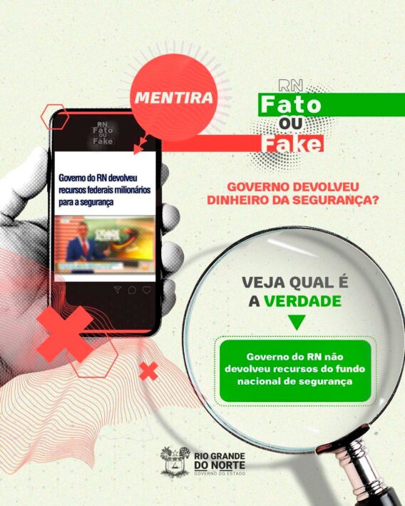Governo do RN não devolveu recursos do fundo nacional de segurança