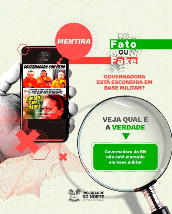 Governadora do RN não está morando em base militar