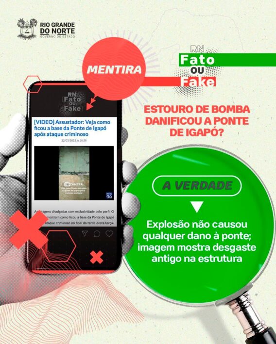 Explosão não danificou estrutura da Ponte de Igapó