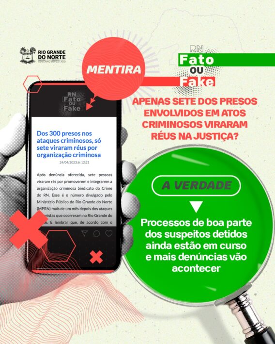 Processos de boa parte dos presos por ataques no RN ainda estão em curso e mais denúncias vão acontecer