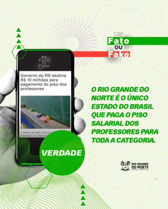 Governo do RN destina R$ 10 milhões para pagar piso dos professores
