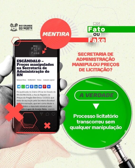 Notícia sobre manipulação de preços na licitação para compra de gás é mentirosa