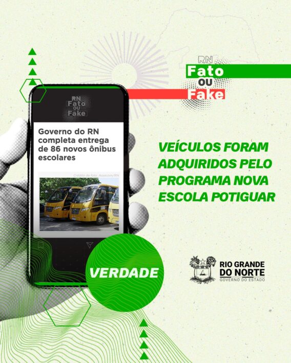 Governo RN completa entrega 86 novos ônibus escolares