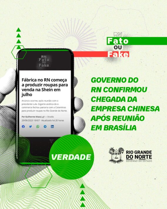 Governo do RN confirma instalação de fábrica da Shein na Grande Natal