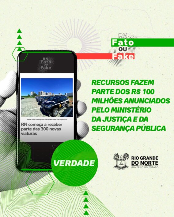 Governo do RN começa a receber viaturas alugadas para as polícias