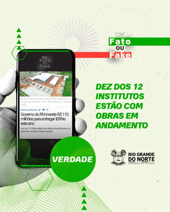 Investimento do Governo do Estado nos IERNs será de R$ 110 milhões