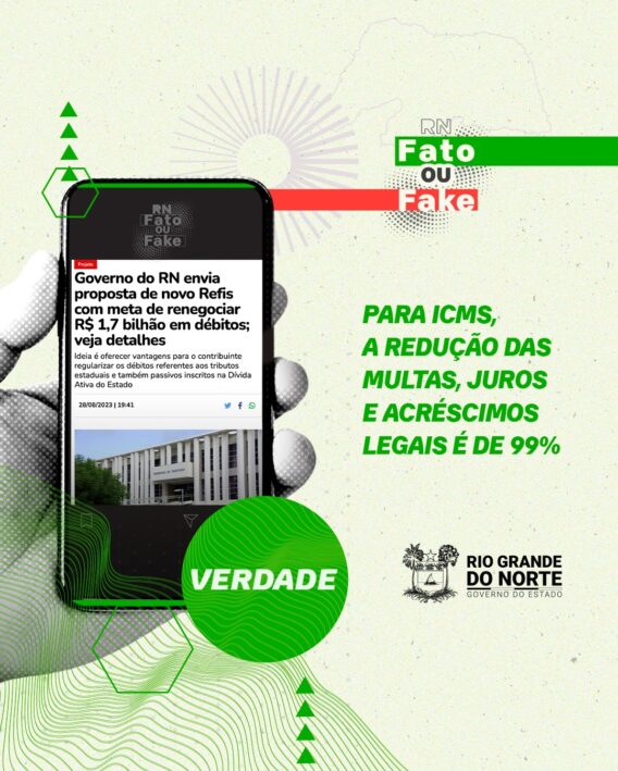 Governo do RN cria proposta de novo Refis com meta de renegociar R$ 1,7 bilhão em débitos