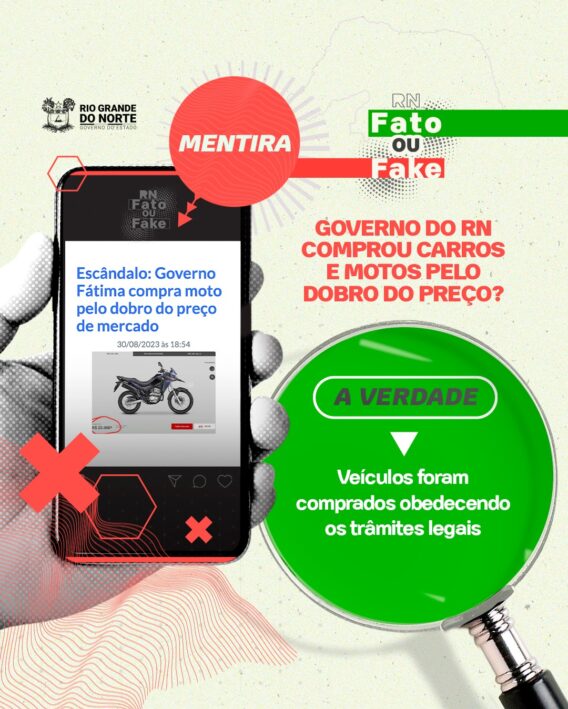 Governo do RN não comprou veículos pelo dobro do preço