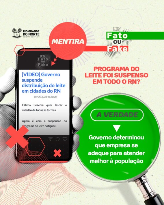 Governo do RN não suspendeu Programa do Leite em todo o estado