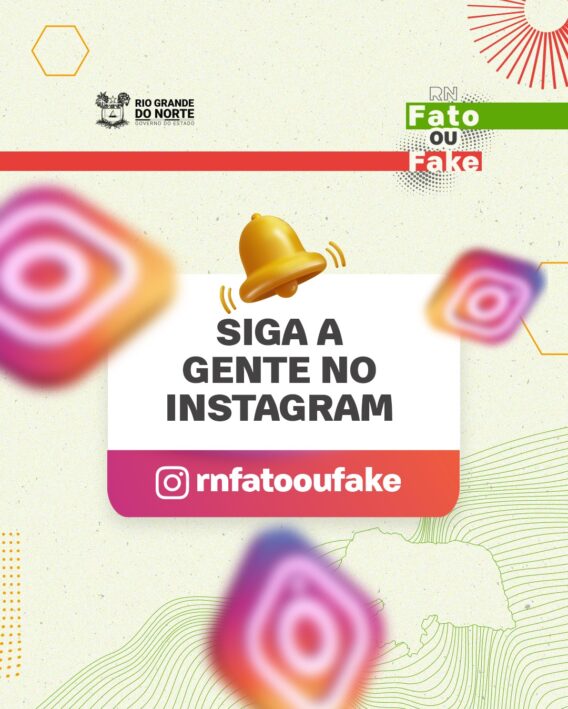 RN Fato ou Fake está no WhatsApp e no Instagram