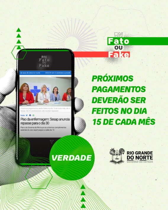 Piso da enfermagem: 4,8 mil profissionais vão receber repasses no RN