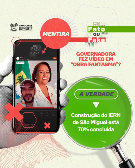 IERN de São Miguel está com 70% das obras concluídas