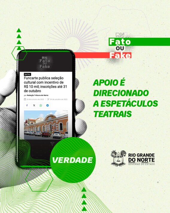 Funcarte abre seleção para incentivo financeiro destinado a espetáculos culturais