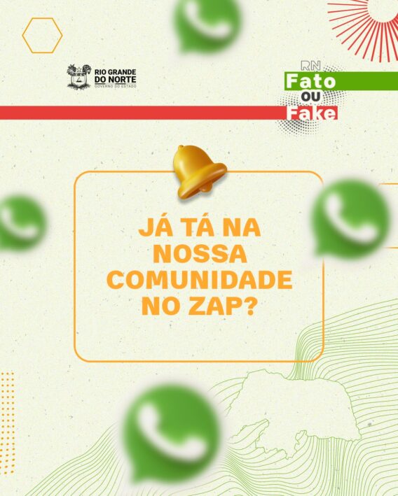 Entre para o zap do RN Fato ou Fake