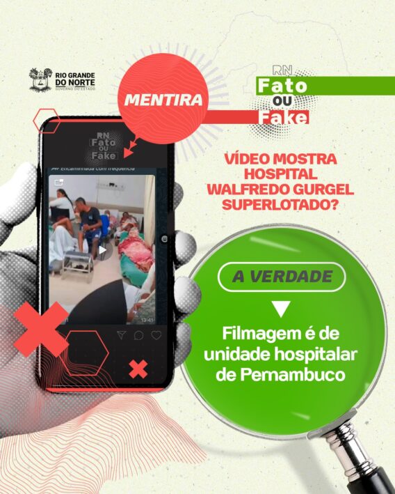Hospital que aparece superlotado em vídeo que circula nas redes não é Walfredo Gurgel
