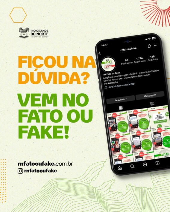 Checagem de notícia é no Fato ou Fake