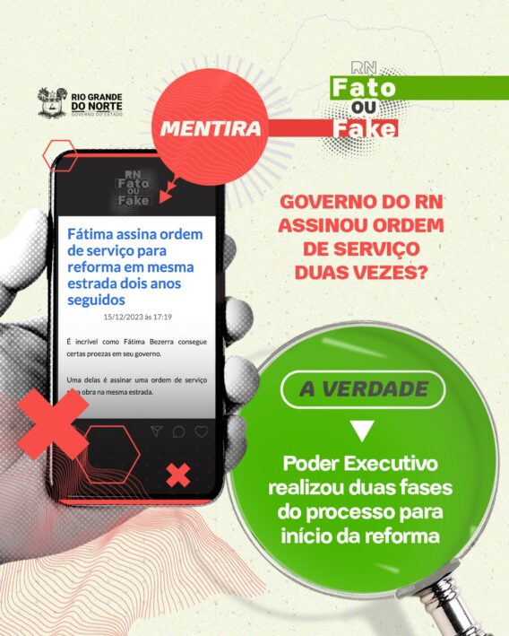 Governo do RN não assinou ordem de serviço da mesma obra duas vezes