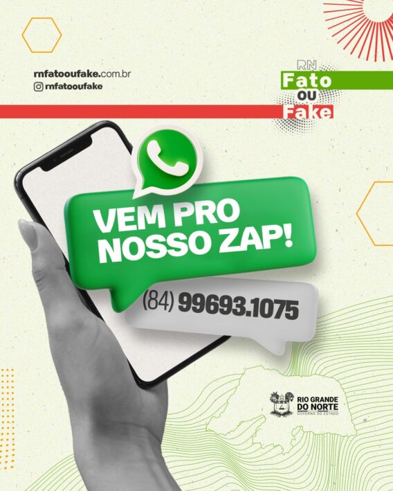 Vem pro WhatsApp do Fato ou Fake