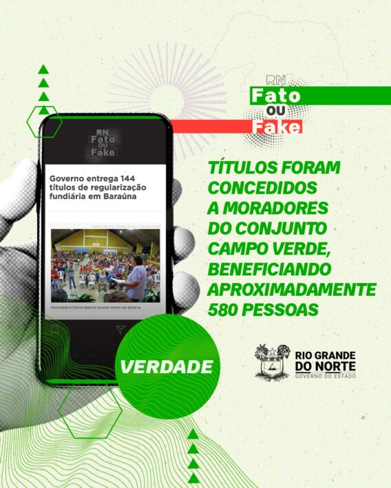 Governo do RN entrega 144 títulos de regularização fundiária em Baraúna