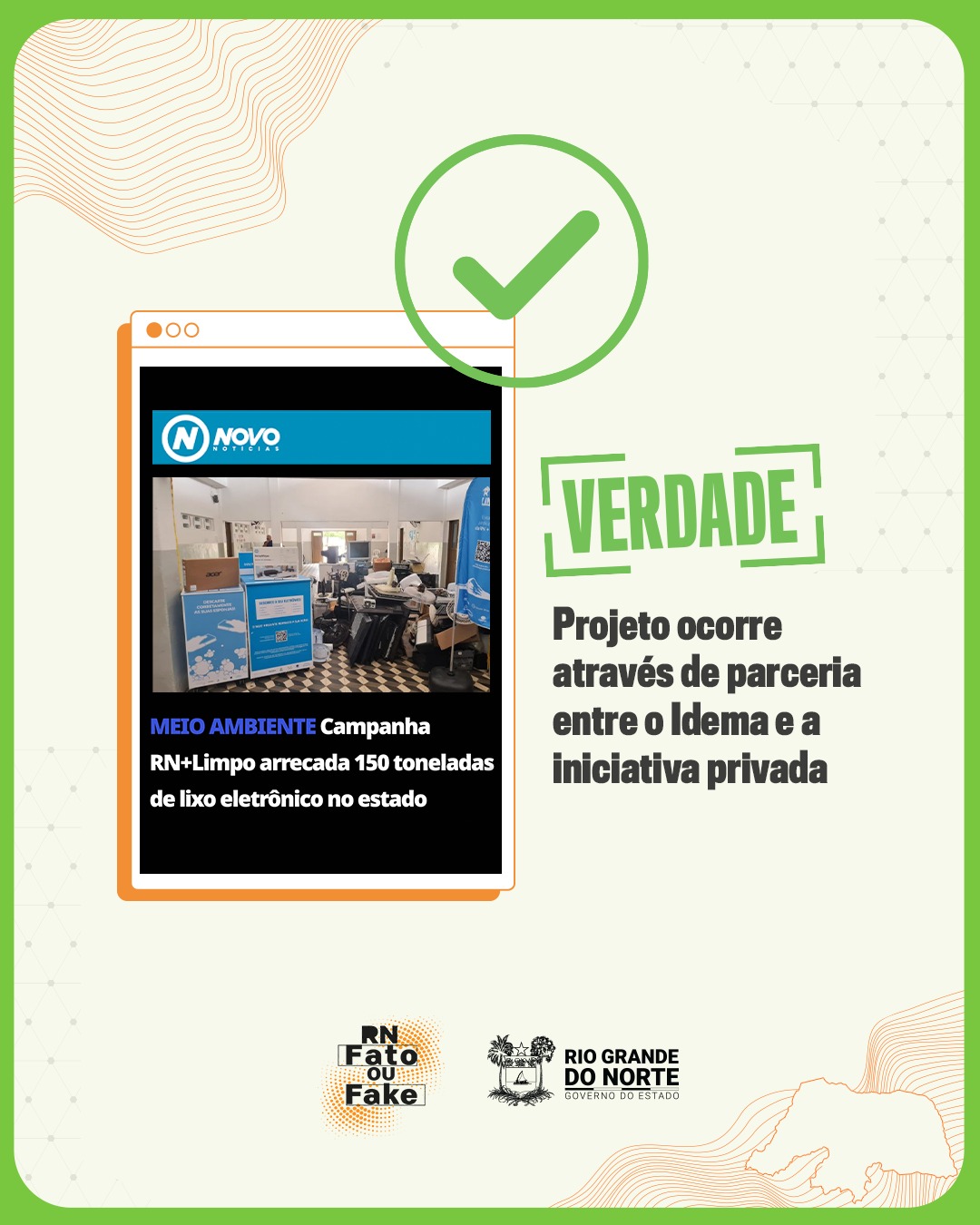 Projeto do Governo do RN arrecada 150 toneladas de lixo eletrônico no estado