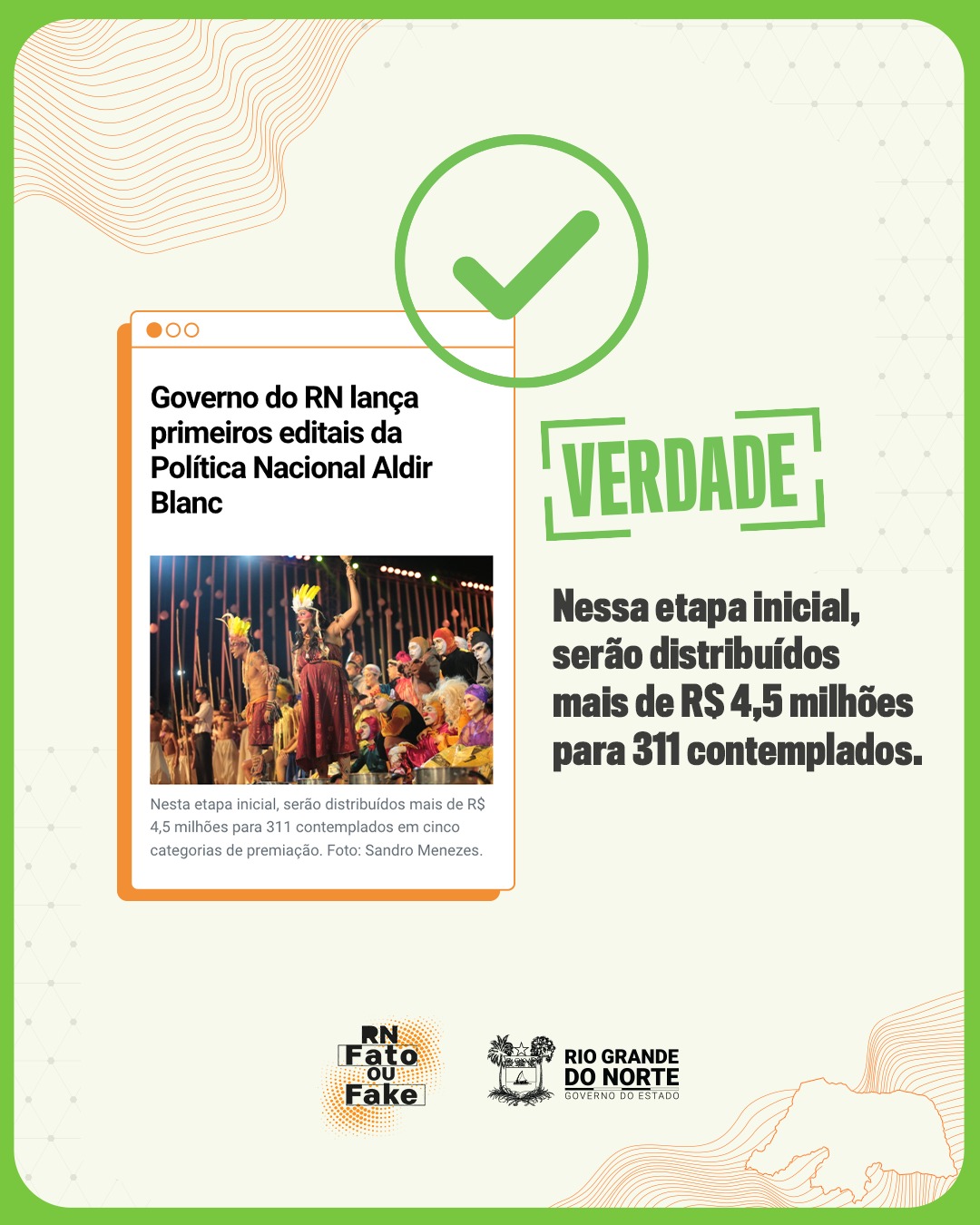 Governo do RN lança primeiros editais da Política Nacional Aldir Blanc