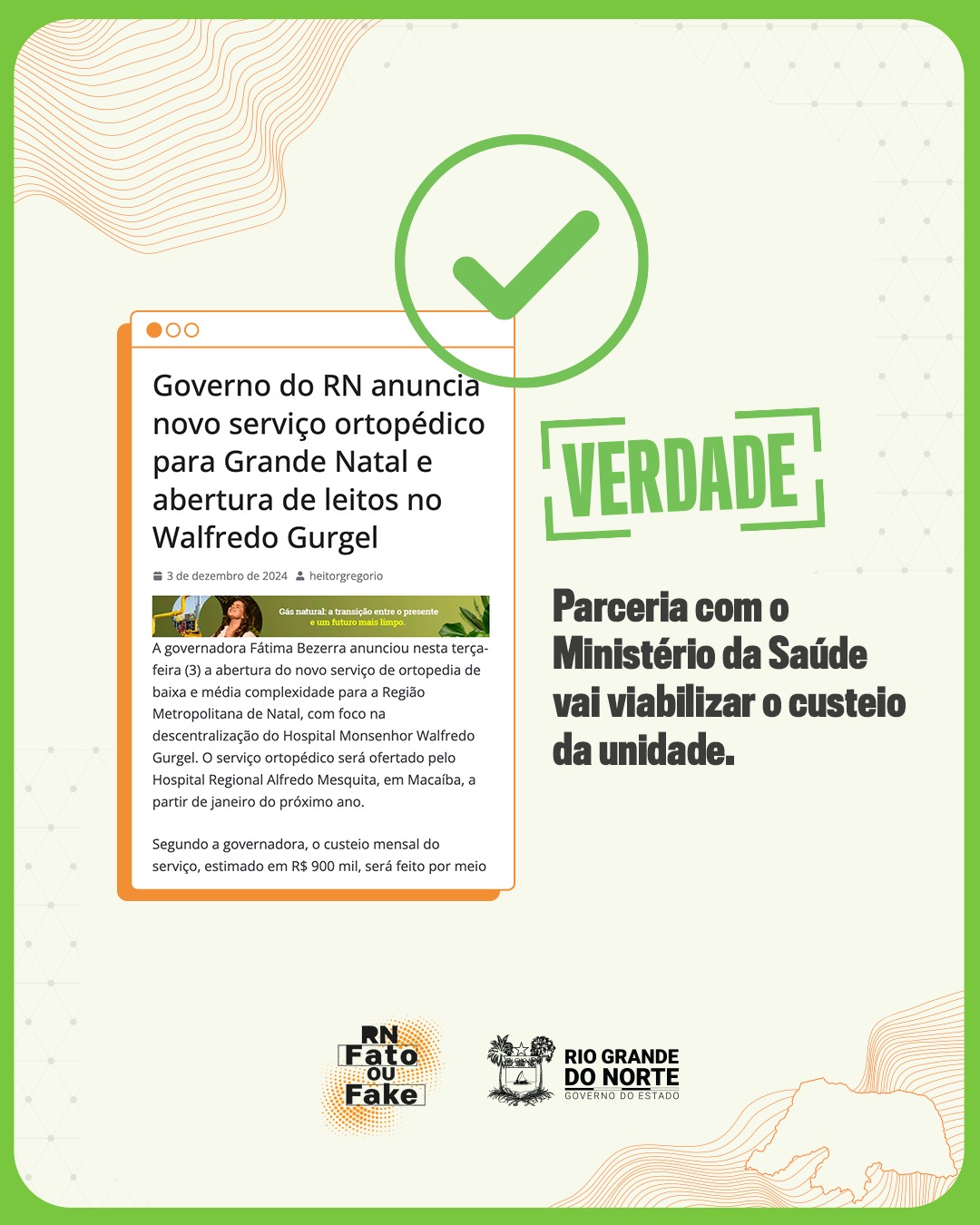 Ministério da Saúde atende Governo do RN e vai bancar novo pronto-socorro ortopédico para desafogar Walfredo