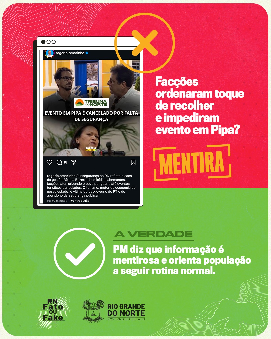 PM nega toque de recolher em Pipa e diz que evento de motocicletas não procurou a polícia