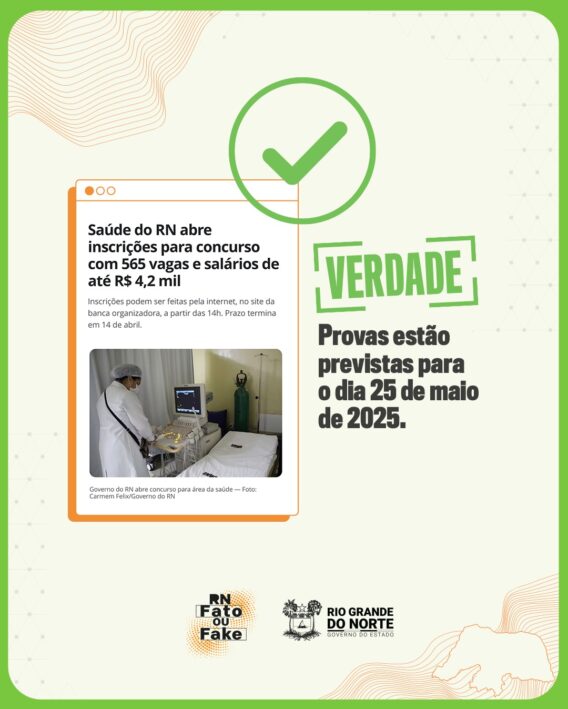 Governo do RN abre inscrições para concurso com 565 vagas