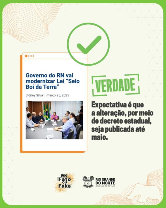 Governo do RN vai modernizar Lei “Selo Boi da Terra”