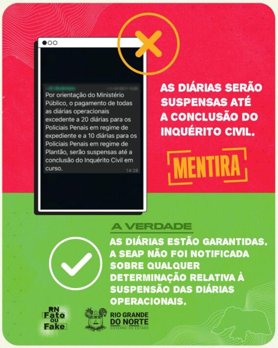 É falso que diárias operacionais de policiais até a conclusão do inquérito civil