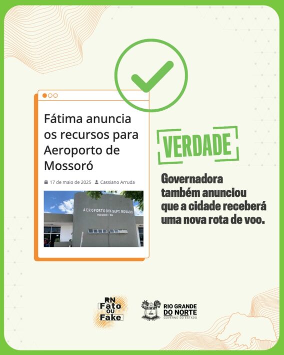 Governo do RN garante recursos para o aeroporto de Mossoró