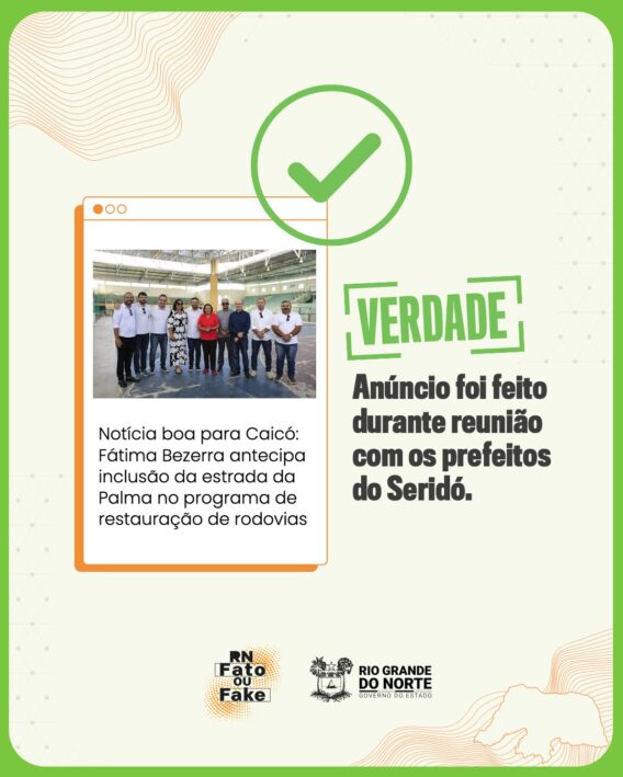Governo do RN antecipa inclusão da Estrada da Palma no programa de restauração de rodovias