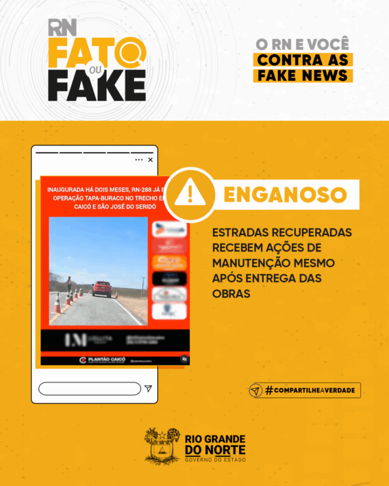 Estradas recuperadas recebem ações de manutenção mesmo após entrega das obras