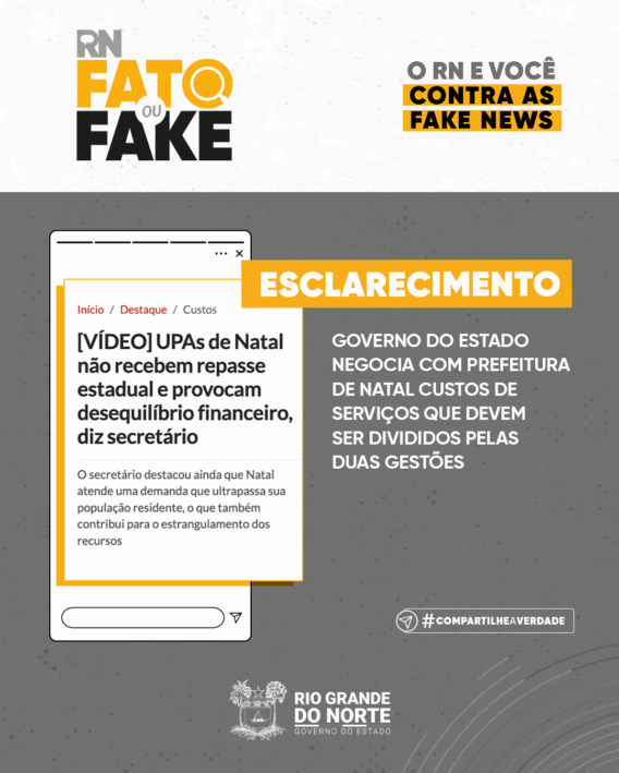 Governo do Estado negocia com Prefeitura de Natal custos de serviços que devem ser divididos pelas duas gestões